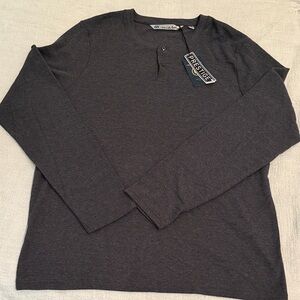 Travis Mathew Men's Gray Long Sleeve Shirt